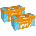 Produktbild: Steinbach Filterbälle mit Netz 2 x 700 g Pool Filter Balls statt 50kg Filtersand