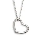 Produktbild: XENOX® LOVE STORY Halskette - Damen Halskette aus hochwertigem 925/- Sterlingsilber mit Herz-Anhänger | XS1756