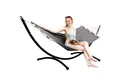 Produktbild: AMANKA Hängestuhl mit Gestell - Stabhängematte mit 300 cm Hängemattengestell bis 120 kg, Set mit Metallständer und 190 x 80 cm Relaxliege für Garten & Terrasse