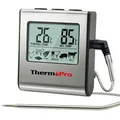 Produktbild: Thermometer für Fleisch mit Sonde ThermoPro tp-16 silber B-WARE