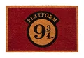 Produktbild: Grupo Erik Kokosmatte Fußmatte Harry Potter Hogwarts Wappen - Schmutzfangmatte 40x60 cm - Fussmatte Lustig - Türmatte Innen Harry Potter Fanartikel