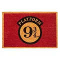 Produktbild: Harry Potter, 60x40cm Fußmatte Motiv Gleis 9¾ rutschfest & dekorativ, Rot