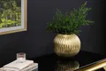 Produktbild: riess-ambiente Dekovase ELEGANCE 25cm gold · Kugelvase aus Metall fürs Wohnzimmer (Einzelartikel, 1 St), Blumenvase · Tischdeko · handmade · Hammerschlag Design · Accessoire
