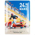 Produktbild: Nostalgic-Art Retro Blechschild, 30 x 40 cm, 24h Le Mans – Racing Poster Blue – Geschenk-Idee für Motor-Fans, Original Lizenzprodukt (OLP), aus Metall, Vintage Design, Blechschilder Sprüche