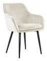 Produktbild: SalesFever Esszimmerstuhl - Samt Creme - 396094