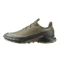 Produktbild: Salomon Alphacross 5 Gore-Tex wasserdichte Herren Trail-Laufschuhe, Outdoor-bereit, Wasser- und Wetterschutz, Anhaltender Komfort, Olive Night, 43 1/3