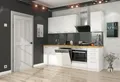 Produktbild: Küchen-Preisbombe Küchenzeile Eko White Basic 240 cm weiß Küchenblock Einbauküche Singleküche Küche