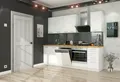 Produktbild: Küche Eko White Basic 240cm weiß Küchenzeile Küchenblock Einbauküche Singleküche