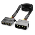 Produktbild: 60cm 4-Pin Molex Verlängerungskabel Stromkabel MXI Stromversorgung PC Komponente