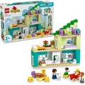 Produktbild: LEGO DUPLO 3-in-1 Modernes Familienhaus mit Figuren - Kleinkinder Lernspielzeug für Feinmotorik - Montessori Spielzeug mit Puppenhaus Zubehör - G... - Bronze