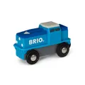 Produktbild: BRIO Blaue Frachtlok mit Batterie, Spielfahrzeug (blau/weiÃ)