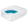 Produktbild: SleepCOOL 4-Jahreszeitenbett Bettdecke, Optimale Schlaftemperatur durch Temperaturregulierung, Füllung: 50% Tencel, 50% Polyester, Atmungsaktiv, Optimale Schlaftemperatur, Tencel weiß 155 cm x 220 cm
