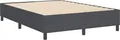 Produktbild: vidaXL Plattformbettgestell Dunkelgrau 160 x 200 cm Stoff