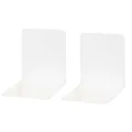 Produktbild: Wedo 1021100 Buchstütze (aus Metall, breite Ausführung, 14 x 12 x 14 cm) 2 Stück, weiß