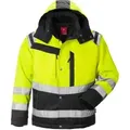 Produktbild: Fristads® Warnschutz Winterjacke 4043 PP, gelb/schwarz 119630 , 1 Stück, Größe: 3XL