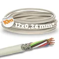 Produktbild: Lapp 10m LiYCY 12x0,34 mm² Steuerleitung - Geschirmte PVC Datenleitung