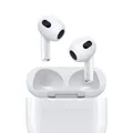 Produktbild: Apple AirPods (3. Gen) In-Ear Bluetooth Kopfhörer kabellos 6 h Laufzeit IPX4