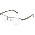 Produktbild: Timberland TB1821 Unisex-Brille inkl. Gläser Vollrand Quadratisch Metall-Gestell 56/17/150, grau