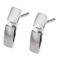 Produktbild: Ernstes Design Ohrringe Ohrstecker E486 Edelstahl mit Brillant 0.032 ct. tw/si