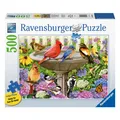 Produktbild: Ravensburger Puzzle Das Vogelbad 500 Stück extra groß