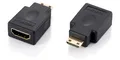 Produktbild: Equip Adapter miniHDMI (Typ C) > HDMI (Typ A) S/B schwarz