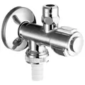 Produktbild: Schell Comfort Doppelanschluss Eckventil 038370699 mit Rückflußverhinderer mit ASAG 1/2