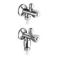 Produktbild: Schell Doppelanschluss-Eckventil COMFORT G 1/2 AG, m ASAG E, m RV, o. RB, verchromt, 5 Stück