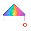 Produktbild: Kinderdrachen Einleiner Drachen HQ Delta Rainbow 140 cm Flugdrache Beach Kite