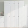 Produktbild: vidaXL Hochschrank Weiß 70x42,5x225 cm Holzwerkstoff