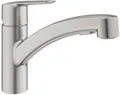 Produktbild: Grohe Start Einhebel-Spültischarmatur Supersteel mit ausziehbarer Brause