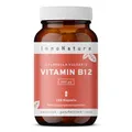 Produktbild: InnoNature Vitamin B12 Kapseln | 250 µg natürlich aus der Chlorella Vulgaris Alge | 90 Kapseln, 250 µg Methylcobalamin pro Kapsel | glutenfrei, vegan, pflanzlich