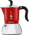 Produktbild: Bialetti Fiammetta Induction - Mokka-Kanne - 0,1 l - Rot - Edelstahl - Aluminium - Stahl - 2 Tassen - Polyamid