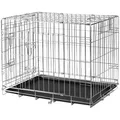 Produktbild: TRIXIE Hundekäfig, Transportbox, Größe 3, 78 x 62 x 55 cm - silberfarben