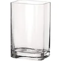 Produktbild: LEONARDO HOME Lucca Kasten-Vase, handgefertigte Deko-Vase, rechteckige Blumen-Vase aus Glas, Höhe: 250 mm, 014384