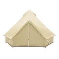 Produktbild: CanvasCamp Sibley 300 Ultimate: Wasserdichtes Glamping Luxus Rundzelt für 3 Personen mit Abnehmbarer Bodenplane, Baumwollzelt integrierter Mückenwand, Campingzelt – ideal für Camping & Festivals