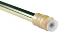 Produktbild: Bestlivings Klemmstange (Gold) mit Schraubtechnik ausziehbar 60-90 cm, Gardinenstange zum klemmen, für leichte Gardinen, kein Bohren und kein Kleben
