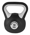 Produktbild: Bad Company Kettlebell I Kugelhantel aus Kunststoff I Schwunghantel Workout in verschiedenen Gewichtsstufen I 18 kg (Black & White)
