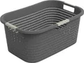 Produktbild: Rotho Wäschekorb Country, 40 L anthrazit
