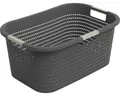 Produktbild: Wäschekorb Rotho Country 40 l anthrazit matt 1040408853WS