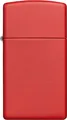 Produktbild: ZIPPO Original Feuerzeug Slim / Rot matt / Geschenketui