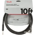 Produktbild: Instrumentenkabel Fender Pro Series 3 m BLK Angled Audio Kabel Gitarre NEU