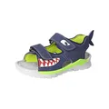 Produktbild: RICOSTA Jungen Sandalen Shark,Kinderschuhe,WMS:Mittel,waschbar,Outdoorsandalen,Halbschuhe,Klettverschluss,Nautic/Ozean (170),29 EU