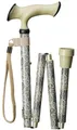 Produktbild: Gastrock Gehstock Super-Soft Escort-Ergonomic Faltstock Paisley