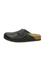 Produktbild: Birkenstock Boston Super Grip aus Naturleder - Herren und Damen Clogs Berufsschuh - Rutschhemmende Gummi-Eva-Sohle nach EN ISO 20347 - Anatomisch geformtes Kork-Latex-Fußbett - Schwarz - Schmal - 41