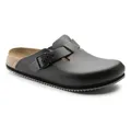 Produktbild: Birkenstock Clog Boston Super Grip, Naturleder, schwarz Pantolette