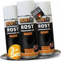Produktbild: 3 x Rostio Rostumwandler Spray 400ml Spraydose Rostentferner Rostschutz 3er Set