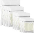 Produktbild: Everhomely® Wäschenetz 10x 3 Größen + Reißverschluss Wäschekorb Wäscheständer Wäschesammler,(10er Set, 10-St), 3 Verschiedene Größen