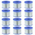 Produktbild: 12 x INTEX Filter Filterkartusche S1 Ersatzfilter für PureSPA Whirlpool 29001