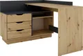 Produktbild: byLIVING Eckschreibtisch Bern, mit viel Stauraum, Breite 129 cm, rechts oder links montierbar