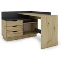 Produktbild: byLIVING Schreibtisch Belfast (Artisan Eiche / Anthrazit)